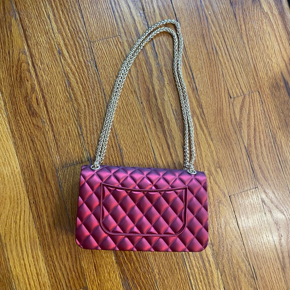 Ruby Red Quilted Bag - image 3